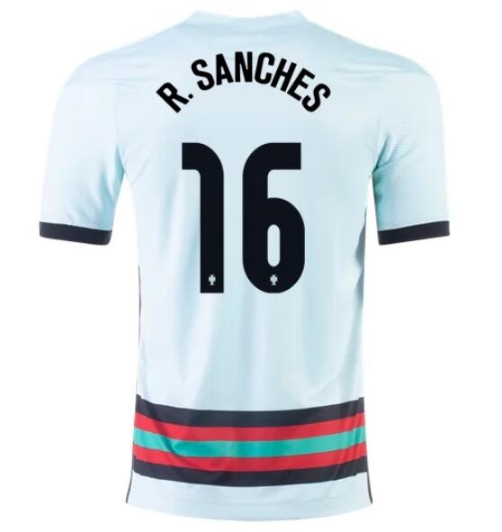 2020 EURO Portugal Away Kit Soccer Jersey RENATO SANCHES #16